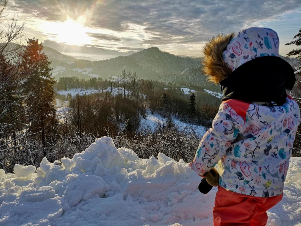 Koza U Woza Wypocznij W Gorach W Rytmie Slow Drewniany Dom Premium Z Widokiem Na Panorame Tatr Ecospa Strefa Fitness Zielona Farma Warsztaty (Adults Only) Szlembark Eksteriør bilde